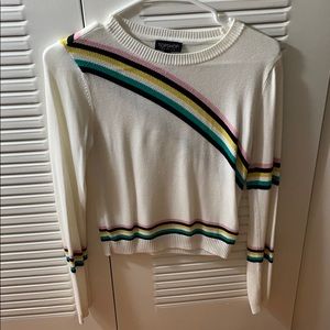 Top shop multi colored sweater size 6